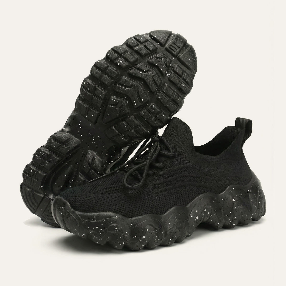 Again Walk in Black — side view and sole