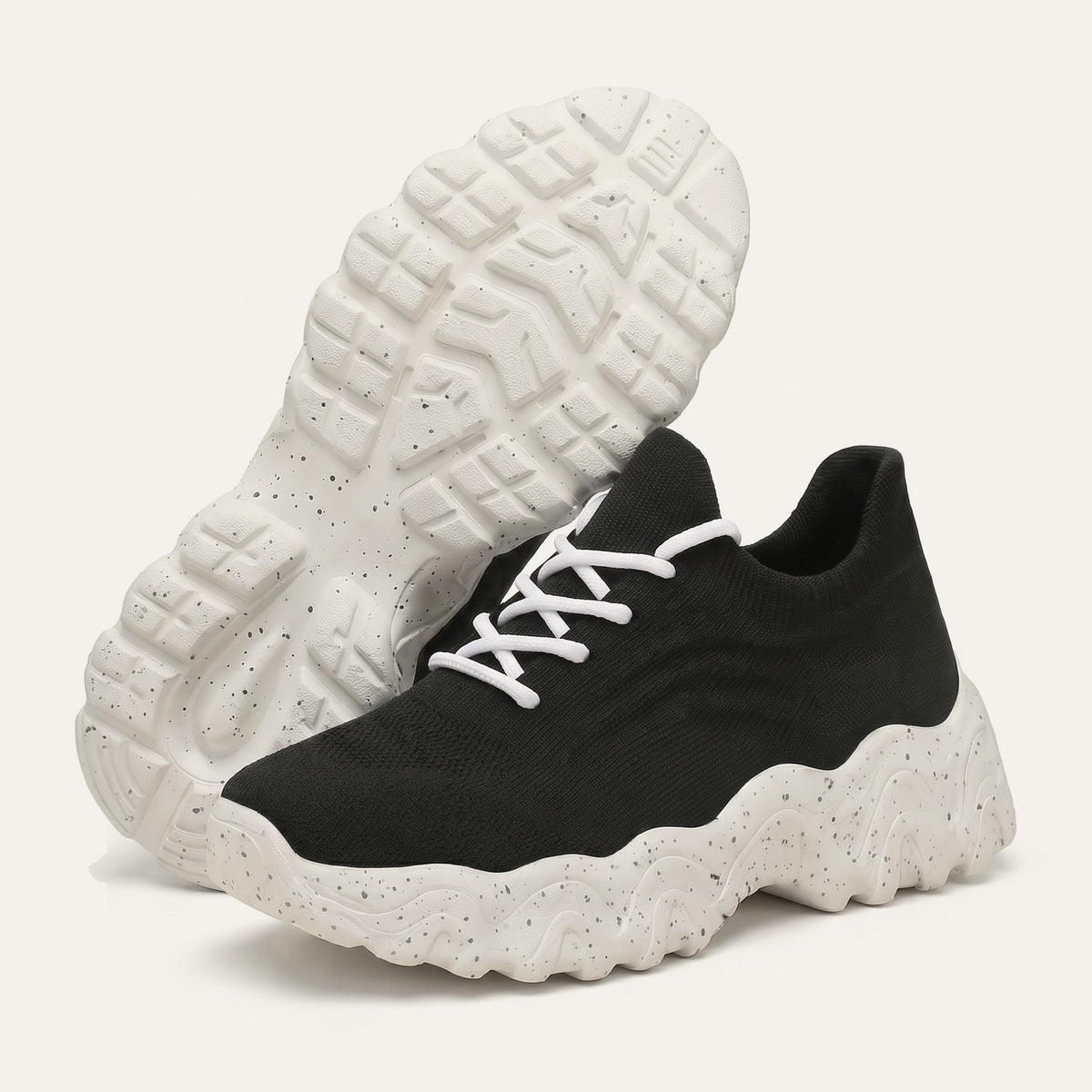 Again Walk in Black / White — side view and sole