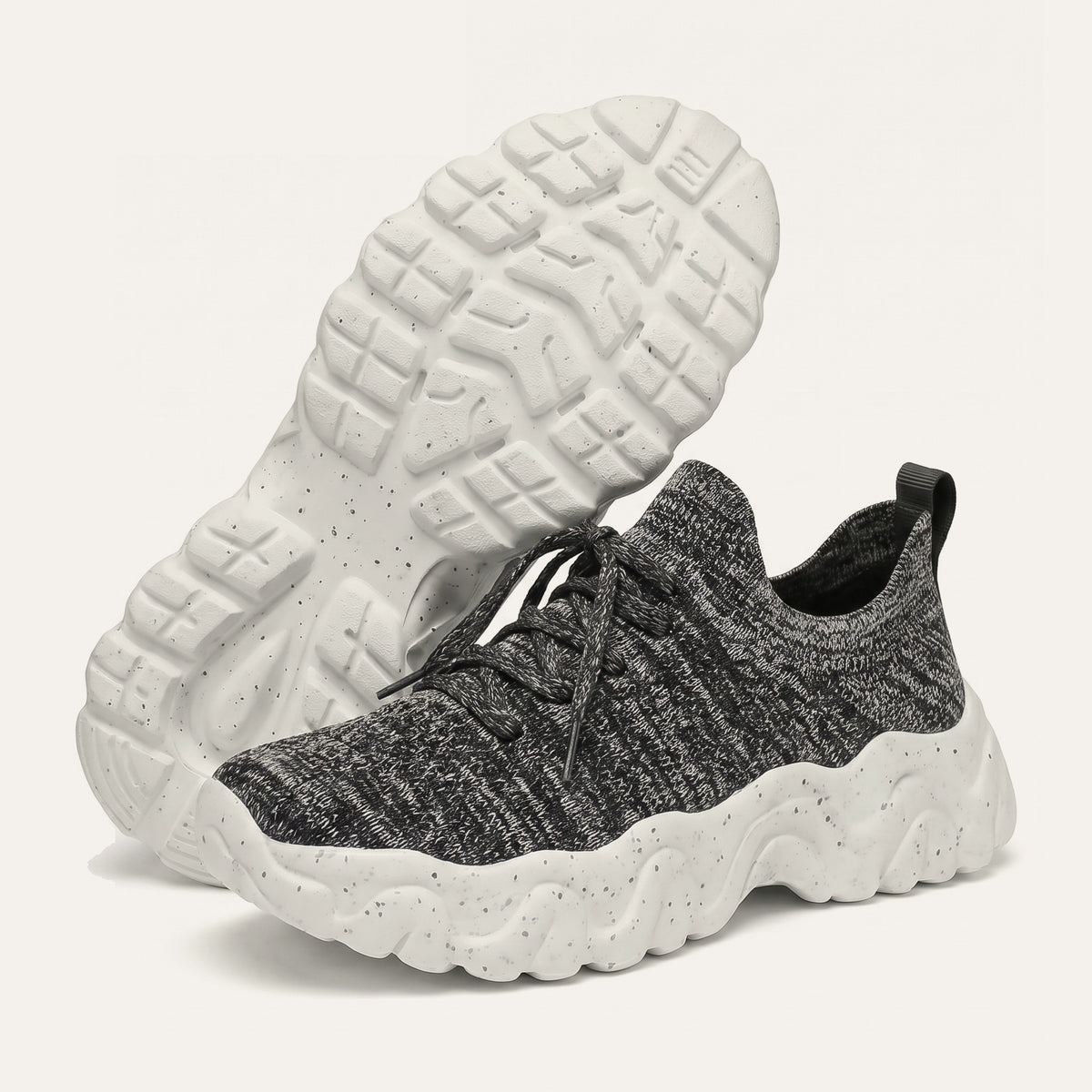 Again Walk in Grey / White — side view and sole