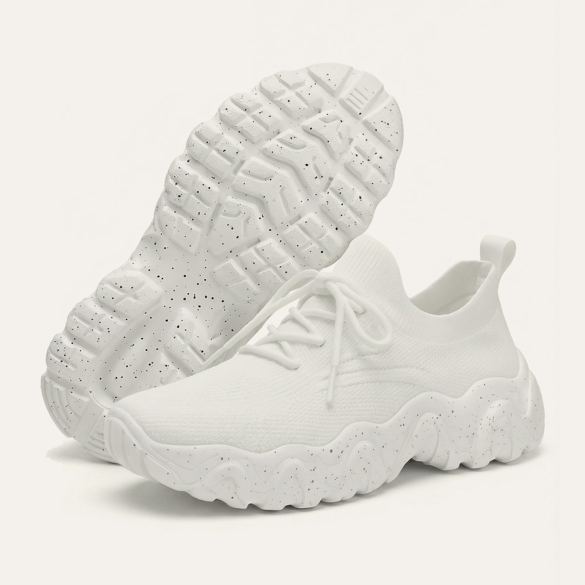 Again Walk in White — side view and sole